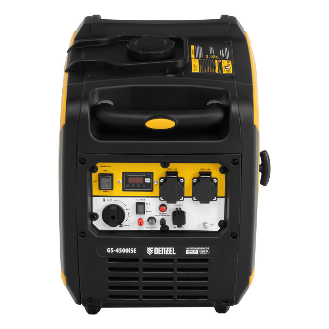 Генератор инверторный GS-4500iSE, 4,5 кВт, 230 В, закрытый корпус, электростартер Denzel в Казани Генератор инверторный GS-4500iSE, 4,5 кВт, 230 В, закрытый корпус, электростартер Denzel в Казани