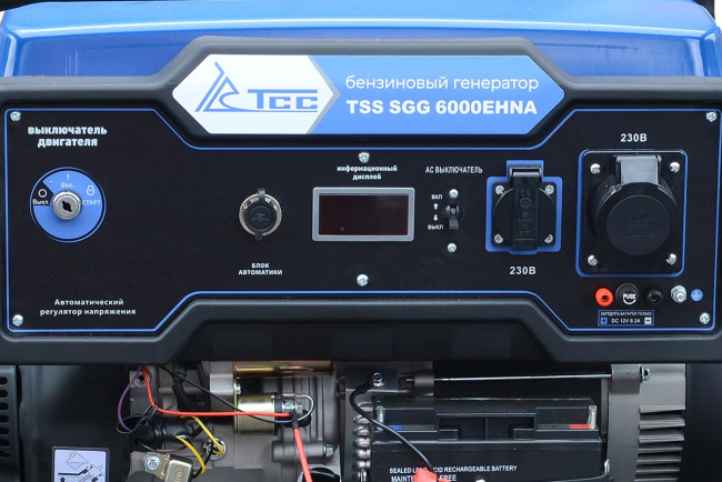 Бензогенератор 6 кВт TSS SGG 6000EHNA с АВР в Казани
