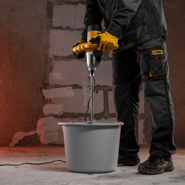 Миксер строительный EM-1-1220, 1220 Вт, 0-480/0-800 об/мин Denzel в Казани