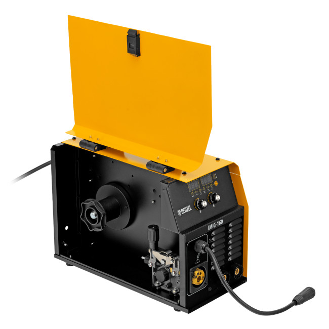 Аппарат инвертор. полуавтомат. cварки IMIG-160 Synergy, 160 А, ПВ 60%, катушка 5 кг Denzel в Казани