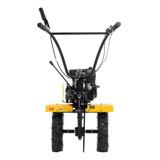 Мотоблок DPT-270, 7 л.с., ремен.сцеп, шир 85 см, глуб 35 см,фрез 3х4,ШОМ,скор 2В/1Н,кол 8" Denzel в Казани