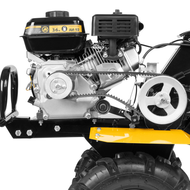 Мотоблок DPT-270, 7 л.с., ремен.сцеп, шир 85 см, глуб 35 см,фрез 3х4,ШОМ,скор 2В/1Н,кол 8" Denzel в Казани