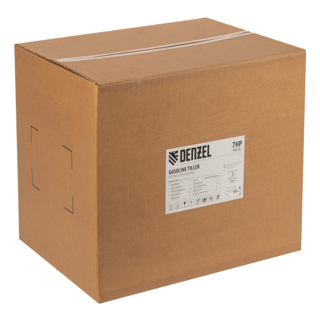 Мотоблок DPT-270, 7 л.с., ремен.сцеп, шир 85 см, глуб 35 см,фрез 3х4,ШОМ,скор 2В/1Н,кол 8" Denzel в Казани