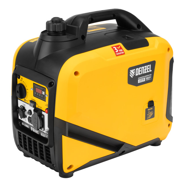 Генератор инверторный GS-2200iS, 2,2 кВт, 230 В, закрытый корпус, ручной старт DENZEL в Казани Генератор инверторный GS-2200iS, 2,2 кВт, 230 В, закрытый корпус, ручной старт DENZEL в Казани