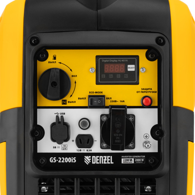 Генератор инверторный GS-2200iS, 2,2 кВт, 230 В, закрытый корпус, ручной старт DENZEL в Казани Генератор инверторный GS-2200iS, 2,2 кВт, 230 В, закрытый корпус, ручной старт DENZEL в Казани