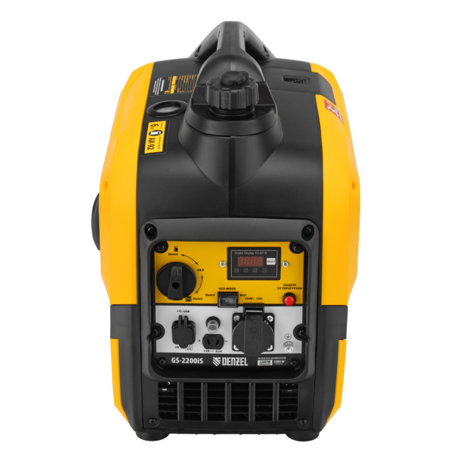 Генератор инверторный GS-2200iS, 2,2 кВт, 230 В, закрытый корпус, ручной старт DENZEL в Казани Генератор инверторный GS-2200iS, 2,2 кВт, 230 В, закрытый корпус, ручной старт DENZEL в Казани