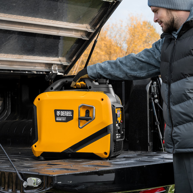 Генератор инверторный GS-2200iS, 2,2 кВт, 230 В, закрытый корпус, ручной старт DENZEL в Казани Генератор инверторный GS-2200iS, 2,2 кВт, 230 В, закрытый корпус, ручной старт DENZEL в Казани