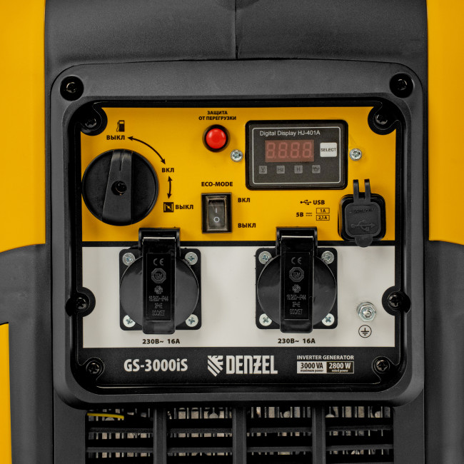 Генератор инверторный GS-3000iS, 3,0 кВт, 230 В, закрытый корпус, ручной старт Denzel в Казани Генератор инверторный GS-3000iS, 3,0 кВт, 230 В, закрытый корпус, ручной старт Denzel в Казани