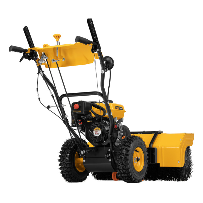 Гибридная снегоуборочная машина с функц. подметания SWB-800, 212 сс, руч. старт, 2 насадки// Denzel в Казани