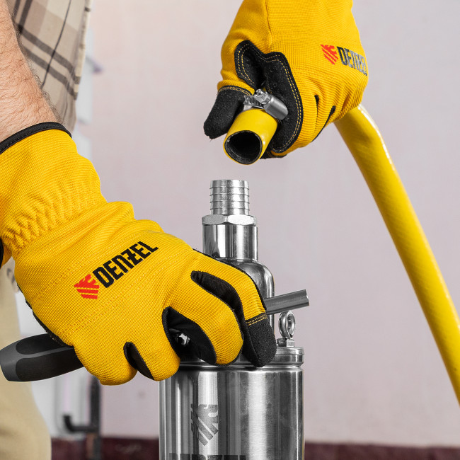 Скважинный насос DWS-4-150, винтовой, диаметр 4", 1300 Вт, 2000 л/ч, напор 150 м Denzel в Казани