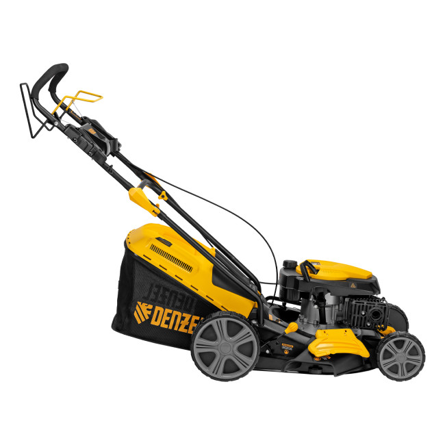 Газонокосилка бензиновая GLD-460SP, 146 куб.см, ширина 46 см, привод 7 уровней, травосборник 50 л Denzel в Казани