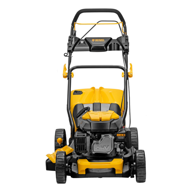 Газонокосилка бензиновая GLD-460SP, 146 куб.см, ширина 46 см, привод 7 уровней, травосборник 50 л Denzel в Казани