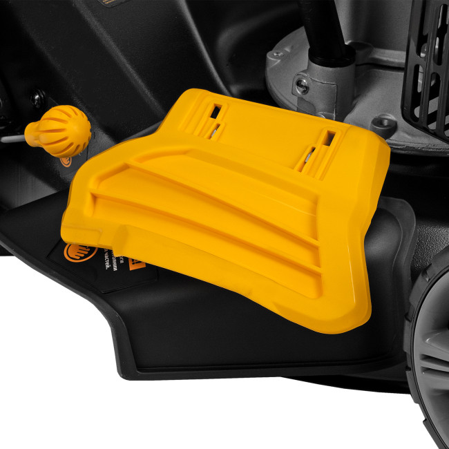 Газонокосилка бензиновая GLD-460SP, 146 куб.см, ширина 46 см, привод 7 уровней, травосборник 50 л Denzel в Казани