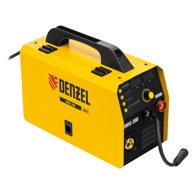 Аппарат инвертор. полуавтомат. cварки IMIG-200, 200 А, ПВ 60%, катушка 5 кг Denzel в Казани Аппарат инвертор. полуавтомат. cварки IMIG-200, 200 А, ПВ 60%, катушка 5 кг Denzel в Казани