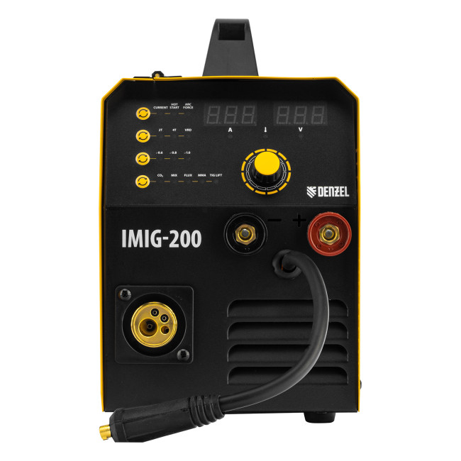 Аппарат инвертор. полуавтомат. cварки IMIG-200, 200 А, ПВ 60%, катушка 5 кг Denzel в Казани Аппарат инвертор. полуавтомат. cварки IMIG-200, 200 А, ПВ 60%, катушка 5 кг Denzel в Казани