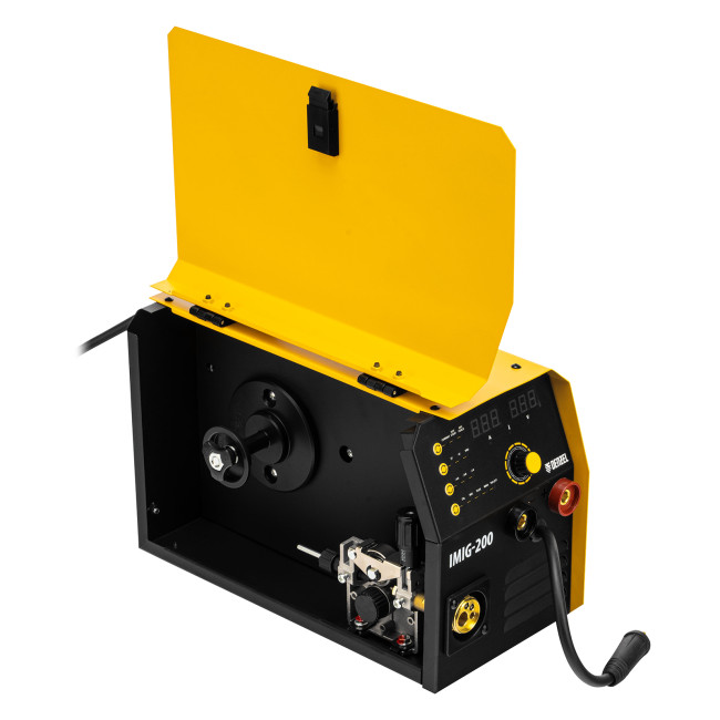 Аппарат инвертор. полуавтомат. cварки IMIG-200, 200 А, ПВ 60%, катушка 5 кг Denzel в Казани Аппарат инвертор. полуавтомат. cварки IMIG-200, 200 А, ПВ 60%, катушка 5 кг Denzel в Казани