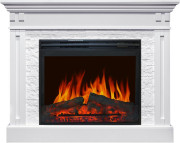 Каминокомплект Cambridge - Белый с очагом Jupiter FX New