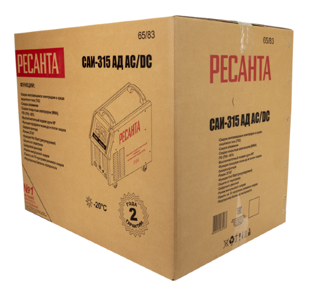 Сварочный аппарат инверторный Ресанта САИ-315АД (АС/DC) в Казани