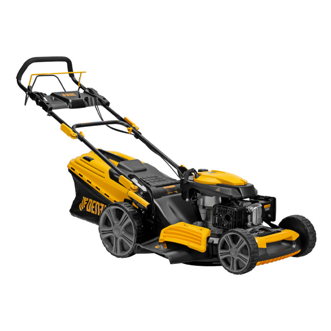 Газонокосилка бензиновая GLD-520SP, 196 куб.см, ширина 52 см, привод, 7 уровней,травосборник 60 л Denzel в Казани