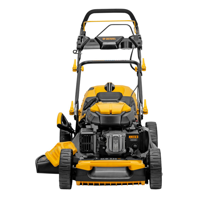 Газонокосилка бензиновая GLD-520SP, 196 куб.см, ширина 52 см, привод, 7 уровней,травосборник 60 л Denzel в Казани