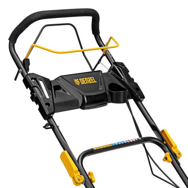 Газонокосилка бензиновая GLD-520SP, 196 куб.см, ширина 52 см, привод, 7 уровней,травосборник 60 л Denzel в Казани