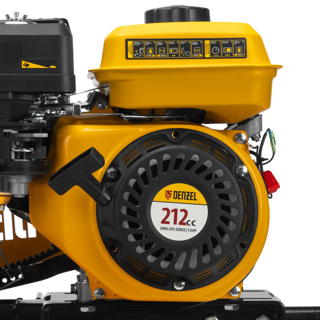 Мотоблок DPT-370S, 7 л.с., ремен.сцеп, фрез 3х4, ШОМ, передачи 3В/1Н Denzel в Казани