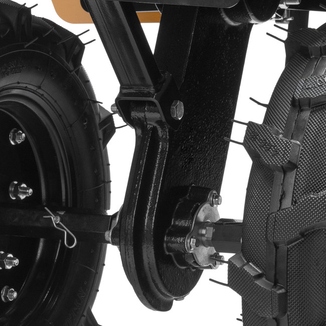 Мотоблок DPT-370S, 7 л.с., ремен.сцеп, фрез 3х4, ШОМ, передачи 3В/1Н Denzel в Казани