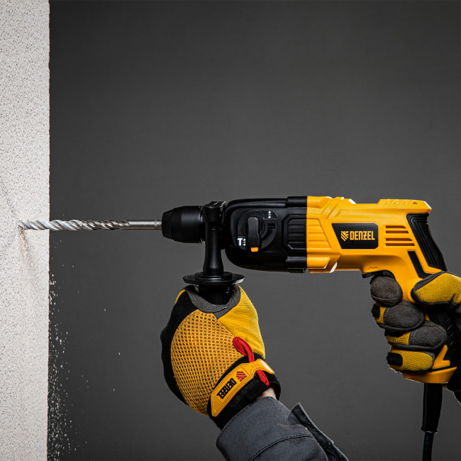 Перфоратор электрический RH-400-12, SDS-plus, 400 Вт, 1.2 Дж, 2 режима Denzel в Казани