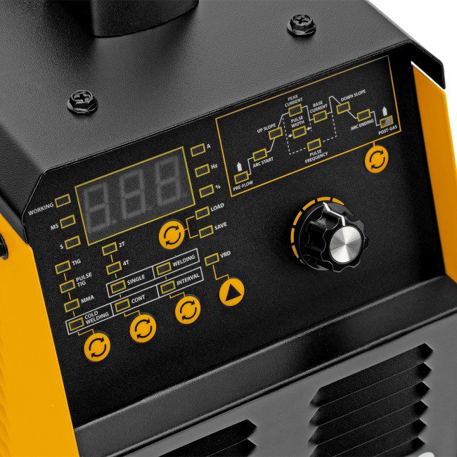 Аппарат инвертор. аргонодуговой сварки ITIG-200 DС Pulse Cold Weld, 200 А, ПВ 60% Denzel в Казани