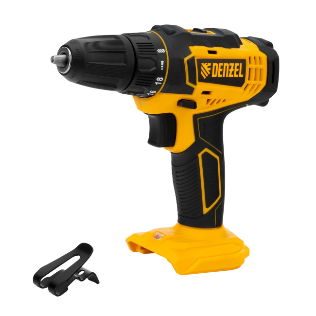 Дрель-шуруповерт аккумуляторная CDL-18-0, Li-Ion, 18 В Denzel в Казани