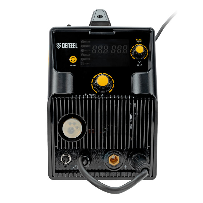 Аппарат инвертор. полуавтомат. cварки IMIG-205SDR, 200 А, ПВ 60%, катушка 5 кг Denzel в Казани Аппарат инвертор. полуавтомат. cварки IMIG-205SDR, 200 А, ПВ 60%, катушка 5 кг Denzel в Казани