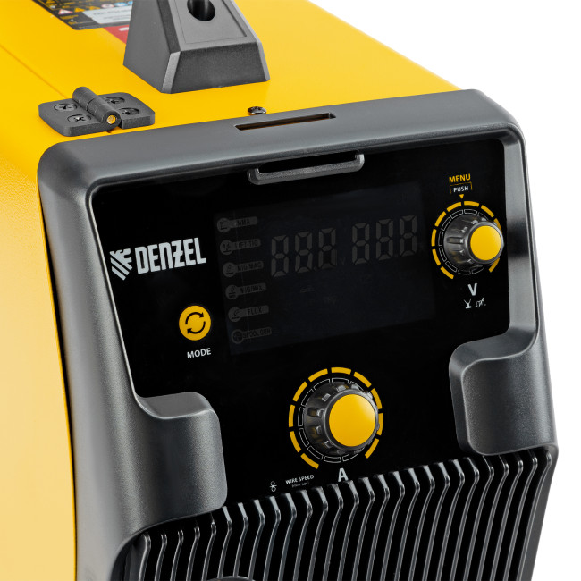 Аппарат инвертор. полуавтомат. cварки IMIG-205SDR, 200 А, ПВ 60%, катушка 5 кг Denzel в Казани Аппарат инвертор. полуавтомат. cварки IMIG-205SDR, 200 А, ПВ 60%, катушка 5 кг Denzel в Казани