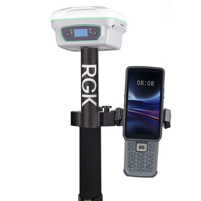 Комплект GNSS-приёмник RGK SR1 с контроллером RGK SC100 и вехой RGK GLS 18 в Казани