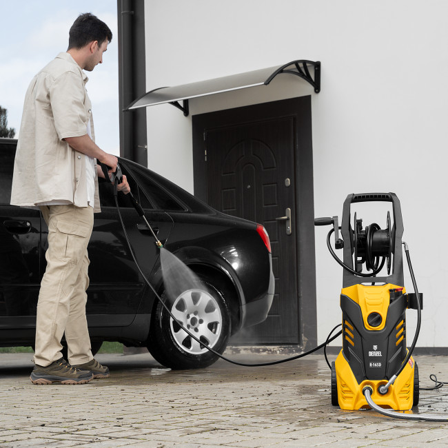 Моечная машина высокого давления R-165D, 2200 Вт, 165 бар, 7 л/мин, с барабаном Denzel в Казани