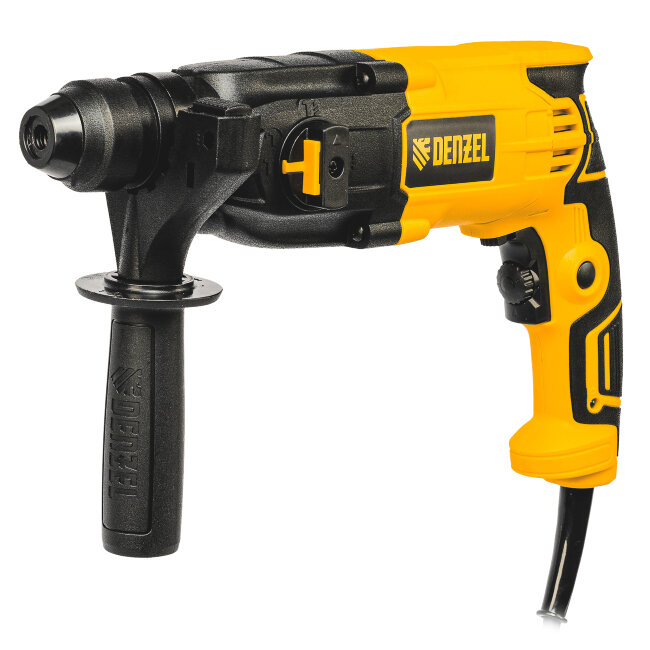 Перфоратор электрический RH-650-18, SDS-plus, 650 Вт, 2.0 Дж, 3 плюс 1 режим Denzel в Казани