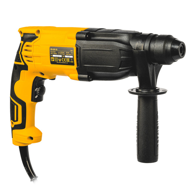 Перфоратор электрический RH-650-18, SDS-plus, 650 Вт, 2.0 Дж, 3 плюс 1 режим Denzel в Казани Перфоратор электрический RH-650-18, SDS-plus, 650 Вт, 2.0 Дж, 3 плюс 1 режим Denzel в Казани