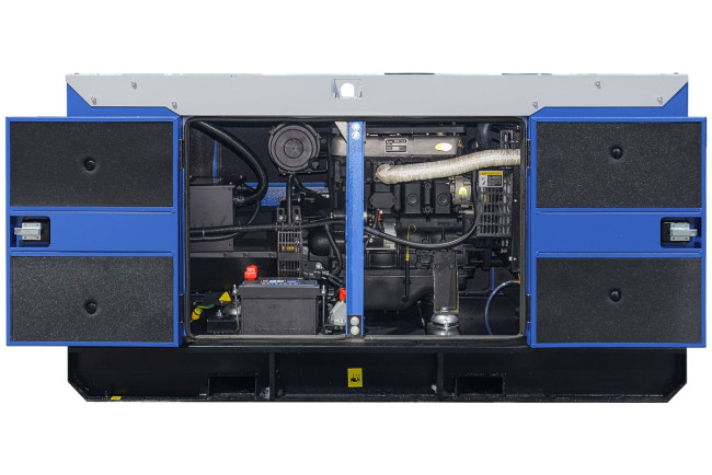 Дизельный генератор ТСС АД-20С-Т400 в шумозащитном кожухе в Казани