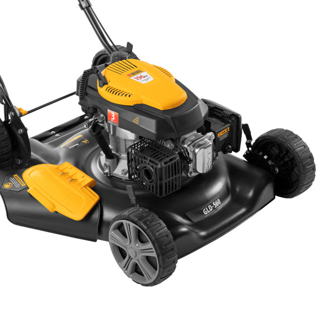 Газонокосилка бензиновая GLD-560, 196 см3, ширина 56 см Denzel в Казани