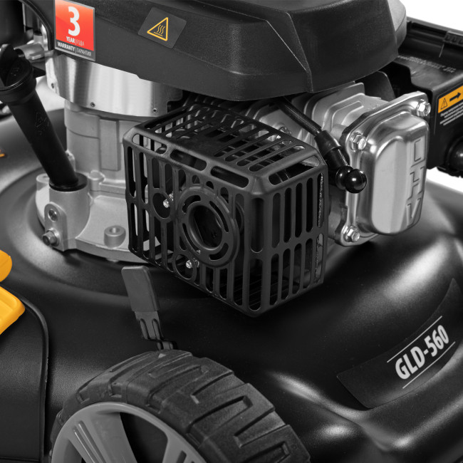 Газонокосилка бензиновая GLD-560, 196 см3, ширина 56 см Denzel в Казани