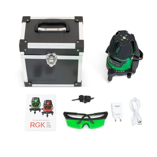 Лазерный уровень RGK LP-64G в Казани Лазерный уровень RGK LP-64G в Казани