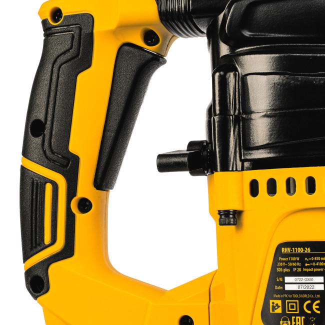 Перфоратор электрический RHV-1100-26, SDS-plus, 1100 Вт, 4 Дж, 3 режима Denzel в Казани