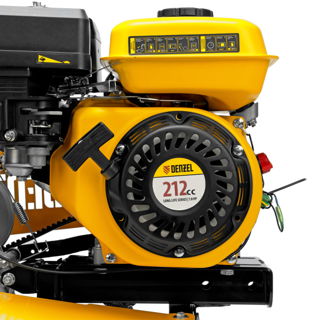 Мотоблок DPT-170SB, 7 л.с., ремен.сцеп, фрез 3х4, ШОМ, без колес, передачи 2В/1Н Denzel в Казани Мотоблок DPT-170SB, 7 л.с., ремен.сцеп, фрез 3х4, ШОМ, без колес, передачи 2В/1Н Denzel в Казани