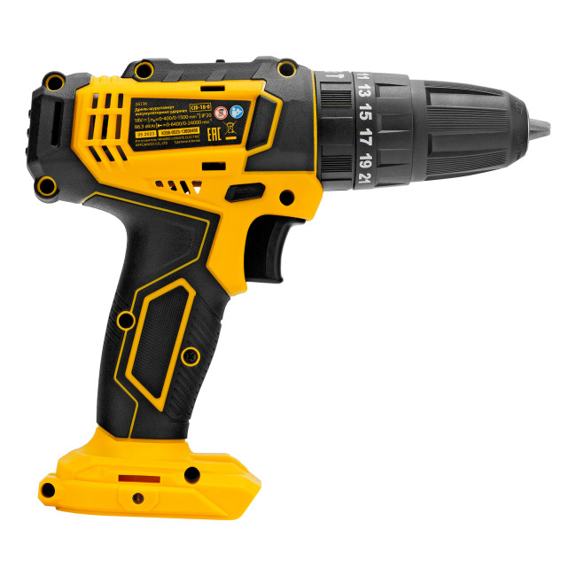 Дрель-шуруповерт аккумуляторная ударная CID-18-0, Li-Ion, 18 В Denzel в Казани Дрель-шуруповерт аккумуляторная ударная CID-18-0, Li-Ion, 18 В Denzel в Казани