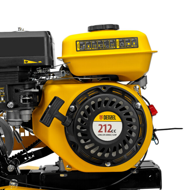 Мотоблок DPT-270SB, 7 л.с., ремен.сцеп, фрез 3х4, ШОМ, без колес, передачи 2В/1Н Denzel в Казани Мотоблок DPT-270SB, 7 л.с., ремен.сцеп, фрез 3х4, ШОМ, без колес, передачи 2В/1Н Denzel в Казани