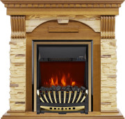 Каминокомплект Dublin - Дуб / Сланец с очагом Aspen Gold Каминокомплект Dublin - Дуб / Сланец с очагом Aspen Gold
