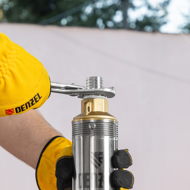 Скважинный насос DWC-3-60, центробежный, диаметр 3", 800 Вт, 3300 л/ч, напор 60 м Denzel в Казани