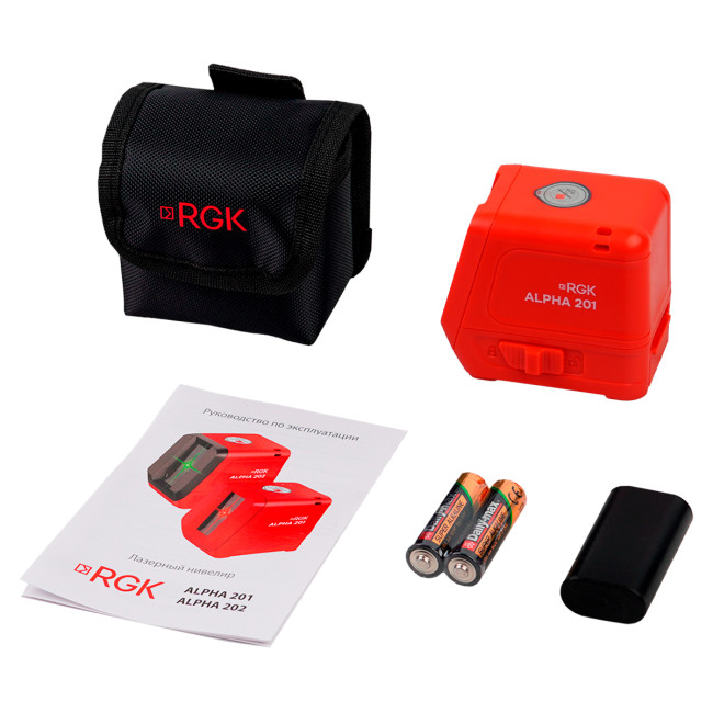 Лазерный уровень RGK ALPHA 201 с красным лучом в Казани Лазерный уровень RGK ALPHA 201 с красным лучом в Казани