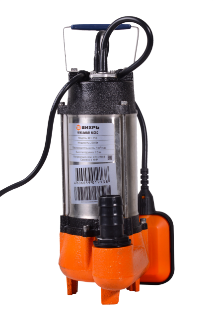Фекальный насос ВИХРЬ ФН-250 в Казани