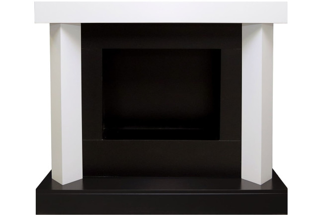 Каминокомплект Vancouver - Черный лак с очагом Cassette 600 LNH-INT (с дровами) в Казани