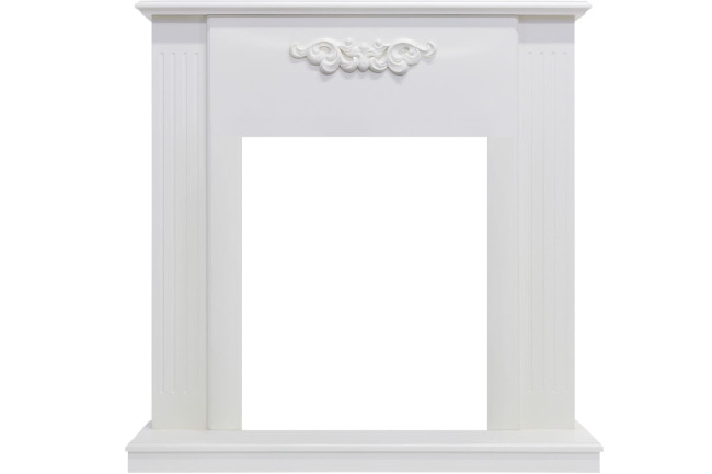 Каминокомплект Lumsden - Белый дуб с очагом Danville Brass FB2 в Казани